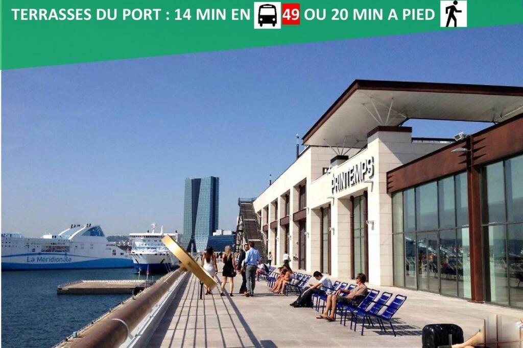 Climatise Gare Stcharles 4 Chambres Grand Balcon / Experience-Immo Marseilles Buitenkant foto