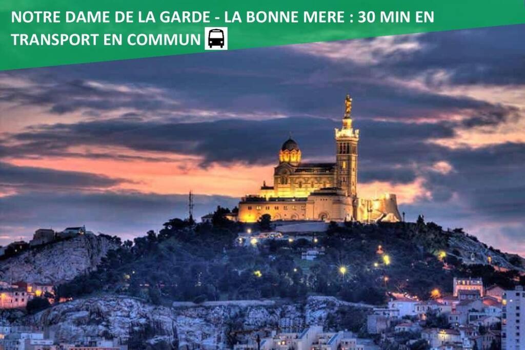 Climatise Gare Stcharles 4 Chambres Grand Balcon / Experience-Immo Marseilles Buitenkant foto